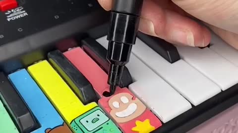 Day nine of painting my cartoon keyboard