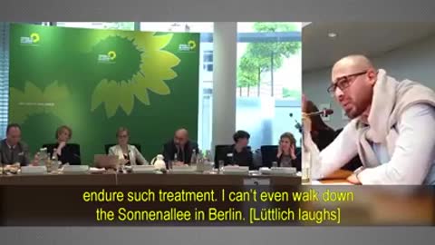 GERMAN WITH MIGRANT BACKGROUND TRIES TO EXPLAIN LAW TO STASI CRIMINALS