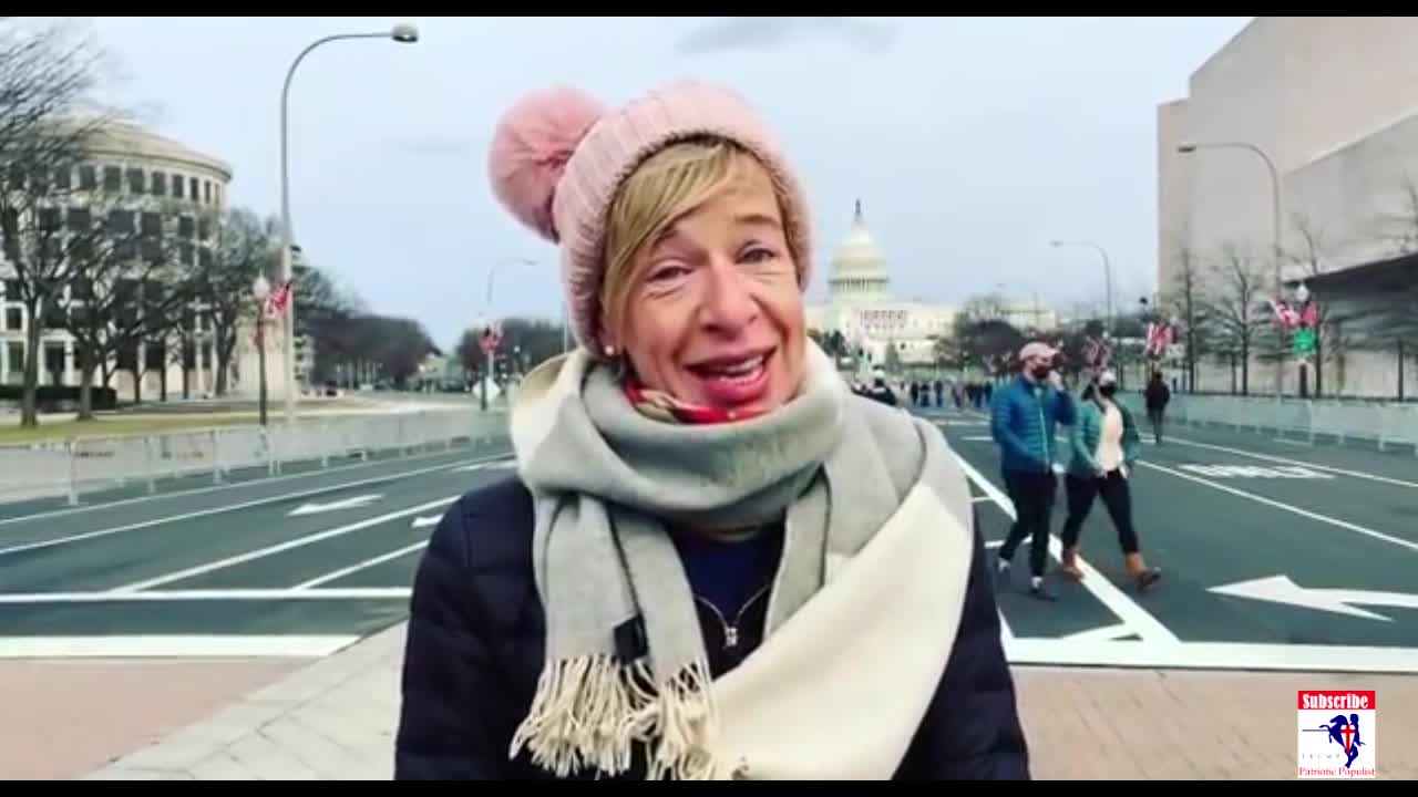 Katie Hopkins In Washington D.C The Day Before Joe Biden's FAKE Inauguration