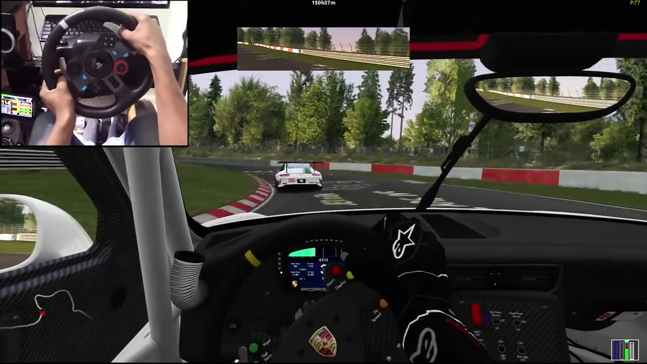 16.Porsche 911 GT3 Cup - Nordschleife Trackday - Assetto Corsa (Logitech g29) gameplay