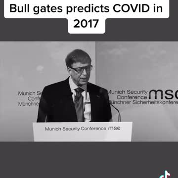Bill (Bull....) Gates Predicted Virus In 2017
