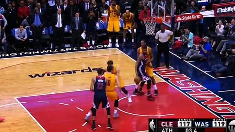 Long pass to lebron