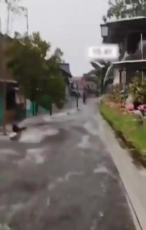 Heavy rainfall in Yogyakarta, Indonesia led to severe flooding, causing chaos and disruption