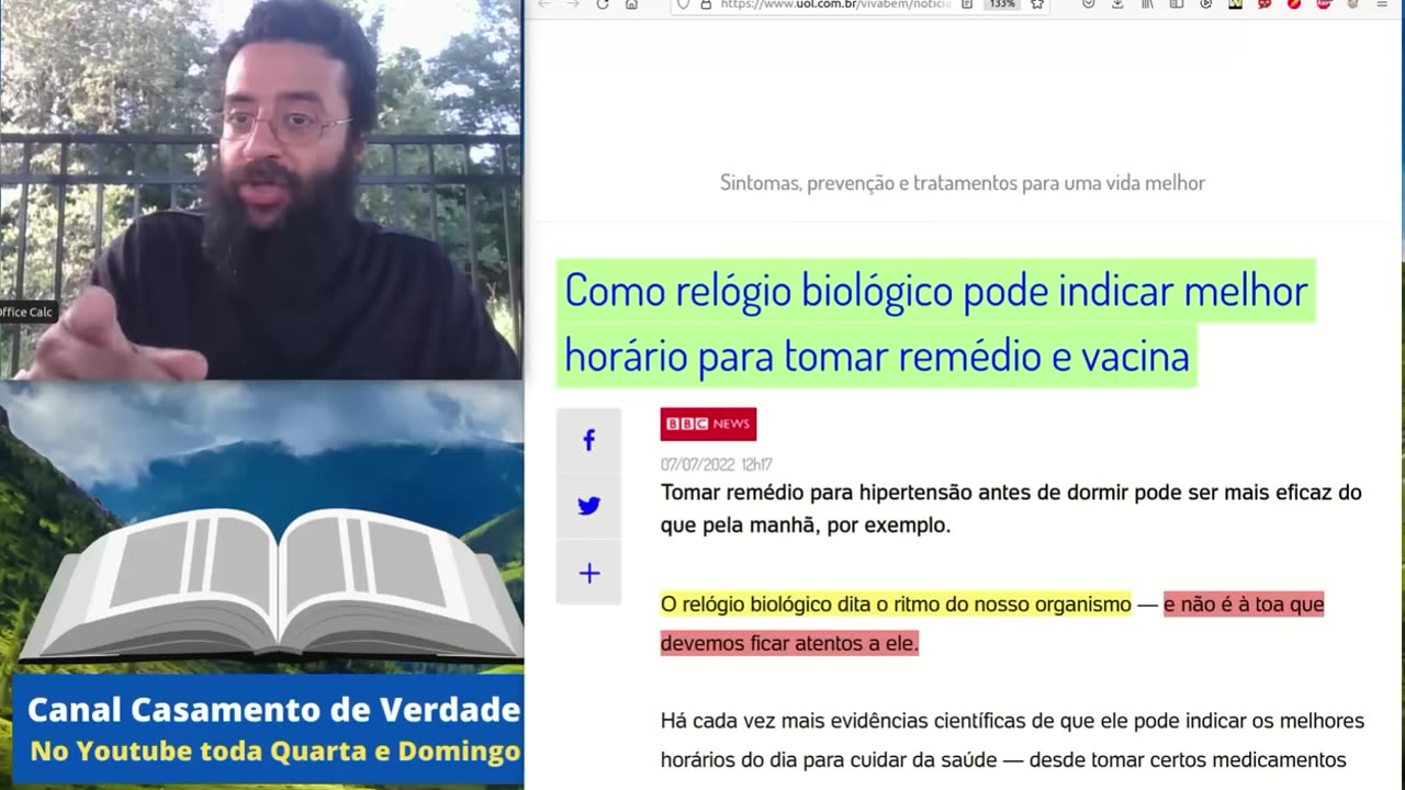 A MÍDIA E O RELÓGIO BIOLÓGICO (SIGA O CANAL E RECEBA NOVAS POSTAGENS)