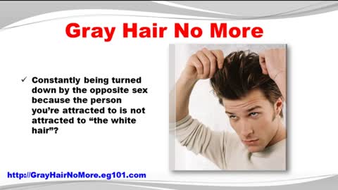 gray hair reversal - Alexander Miller - gray hair no more