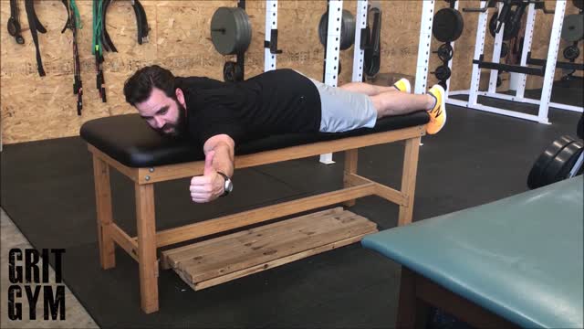 1 Arm Prone Trap Raise Off Table