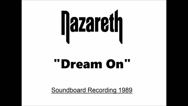 Nazareth - Dream On (Live in Germany 1989) Soundboard