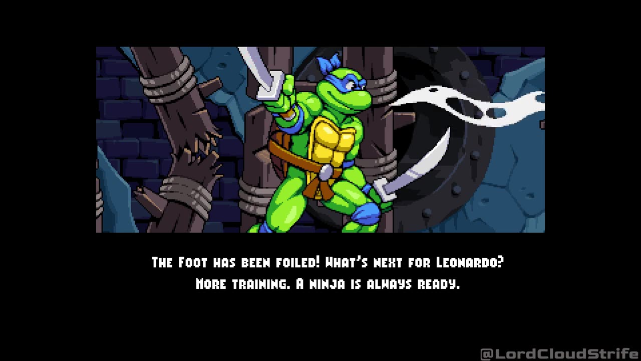 TMNT Shredder's Revenge Dimension Shellshock DLC - All Characters Ending No Commentary