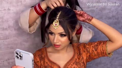 3 bridal hairstyle bridal bun - open hairstyle mp4.