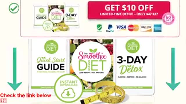 Hurry up $10 off on smoothie diet 21 days diet plan