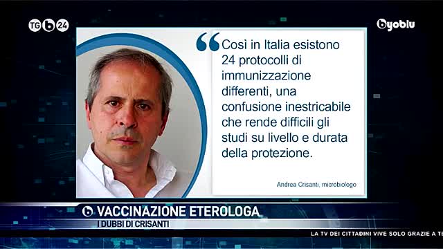 VACCINAZIONE ETEROLOGA, I DUBBI DI CRISANTI - BYOBLU24 14.12.2021