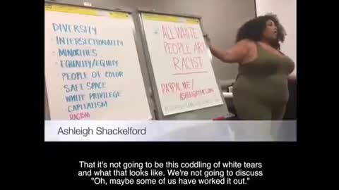 Critical Race Theory Fully Evolved Is Racism & Ashleigh Shackleford Is A Full Blown Racist