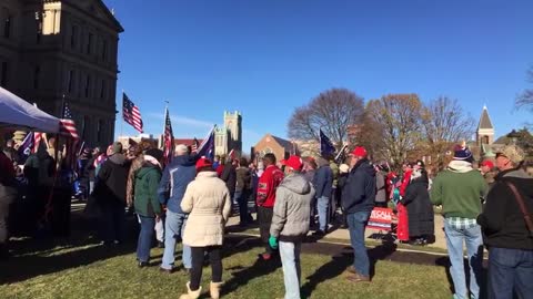 Stop the Steal in Michigan 密西根 Lansing 中文直播