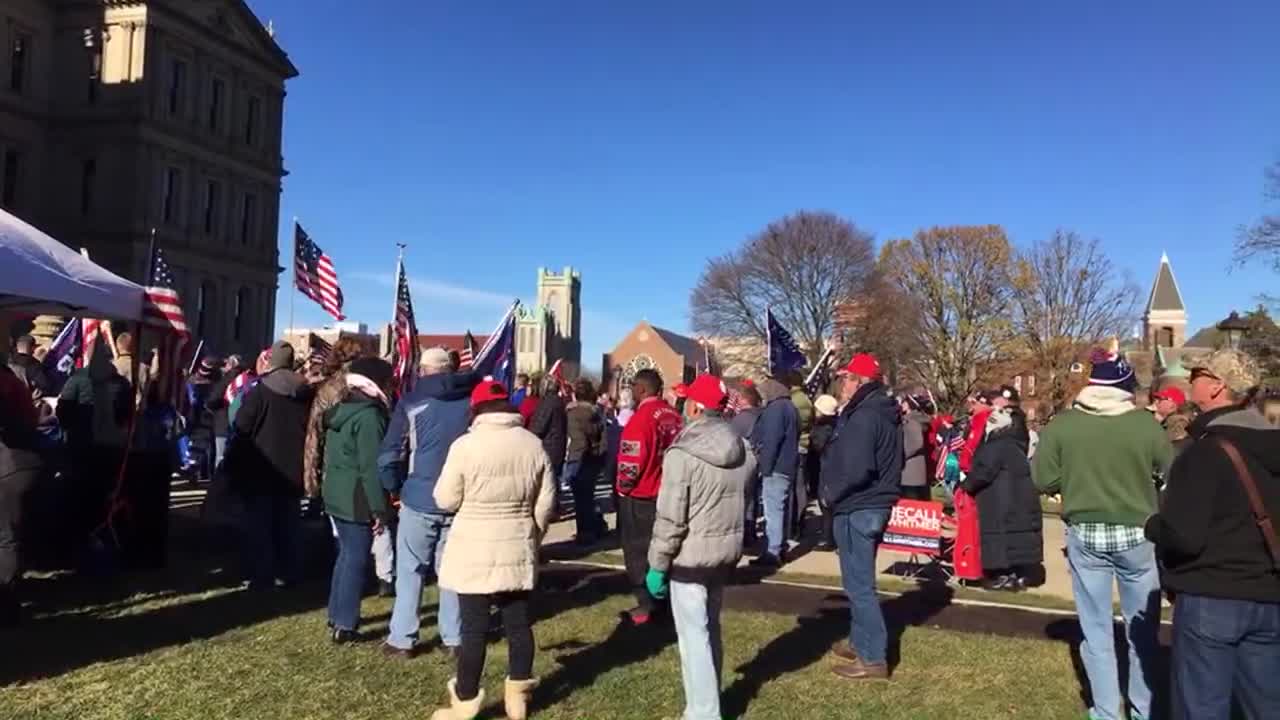 Stop the Steal in Michigan 密西根 Lansing 中文直播