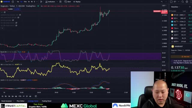 Dogecoin PUMPS to the Moon...How High? | Bitcoin Rally Next?