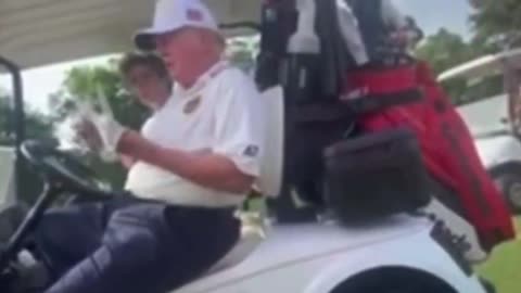 Leaked Clip Shows Trump Brutally Mocking Biden, Harris on Golf Course