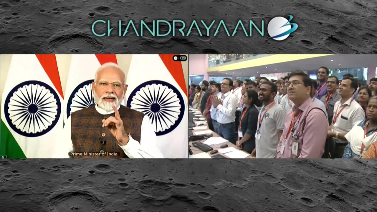 Chandrayaan 3 Landing - Mission Vikram rover soft landing on Moon