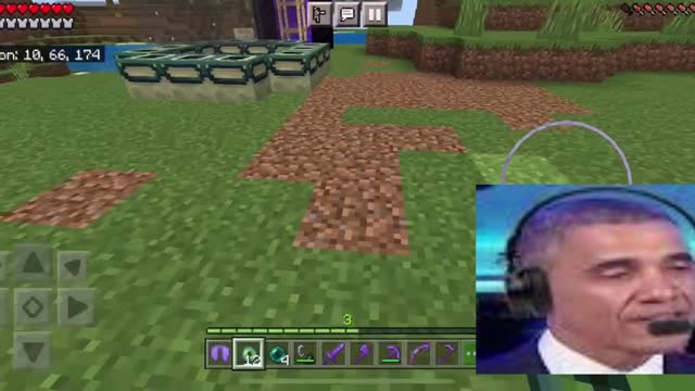 Obama gaming speedruns Minecraft