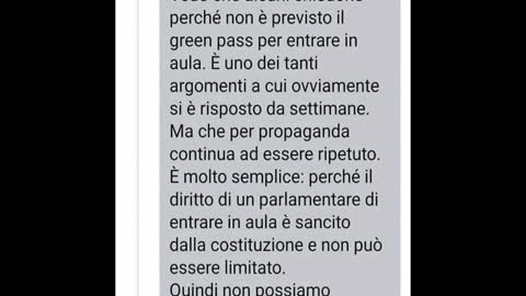 il diritto di un parlamentare ( condividete) foto trasformata in video
