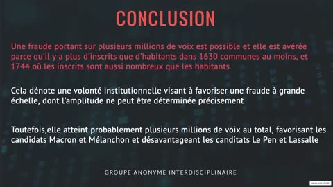 Fraude électorale lors du premier tour de l'élection présidentielle 2022