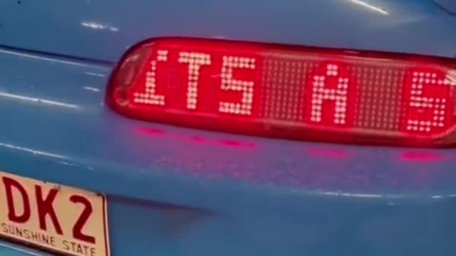 Automobile lamp personality transformation