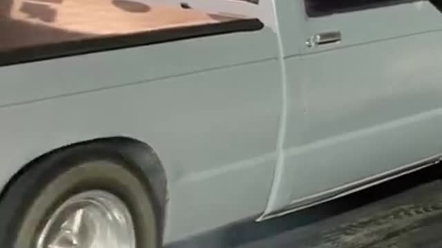 Chevy S-10 Drag Racing Burnout