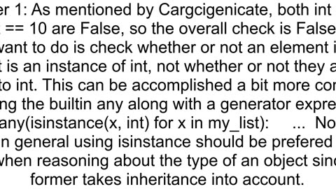 How to check if an integer or string exists in a list