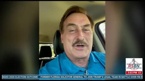 Mike Lindell Live Call in to Rally Sep 3
