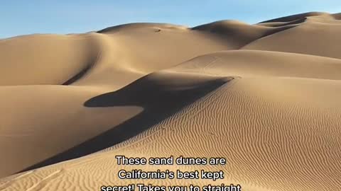 These sand dunes are California's best kept