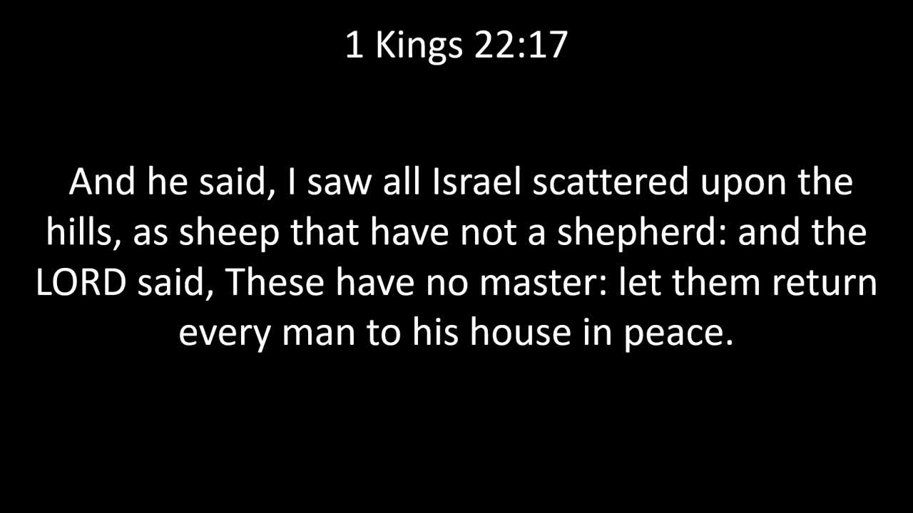 KJV Bible 1st Kings Chapter 22