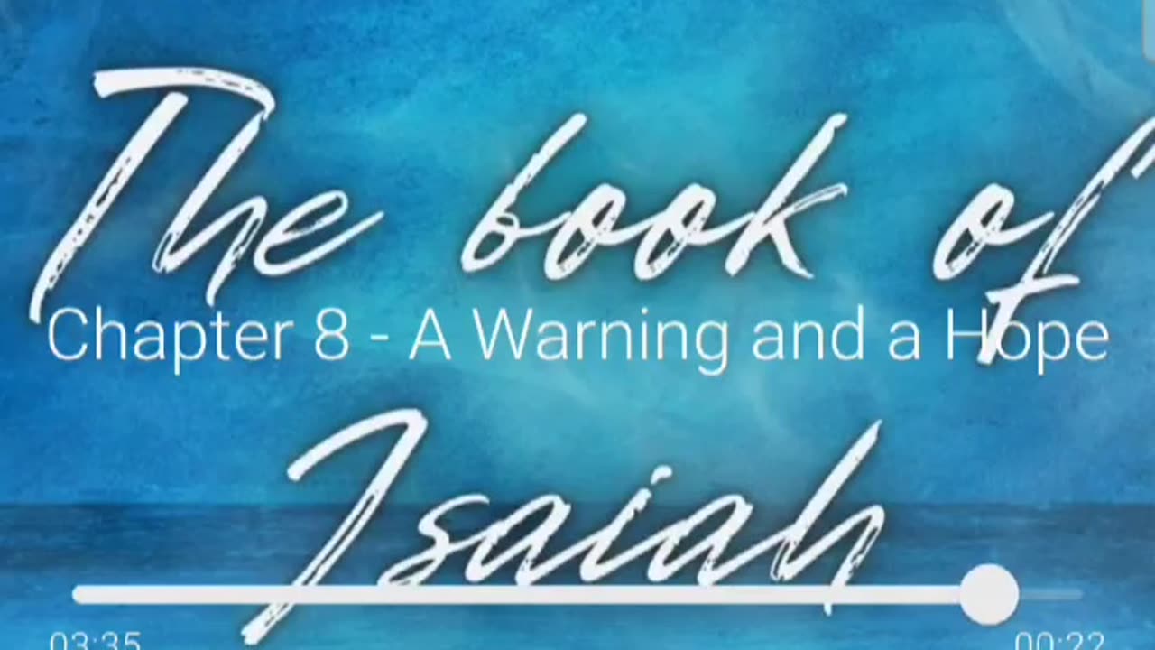 A WARNING FROM ISAIAH CHAPTER 8