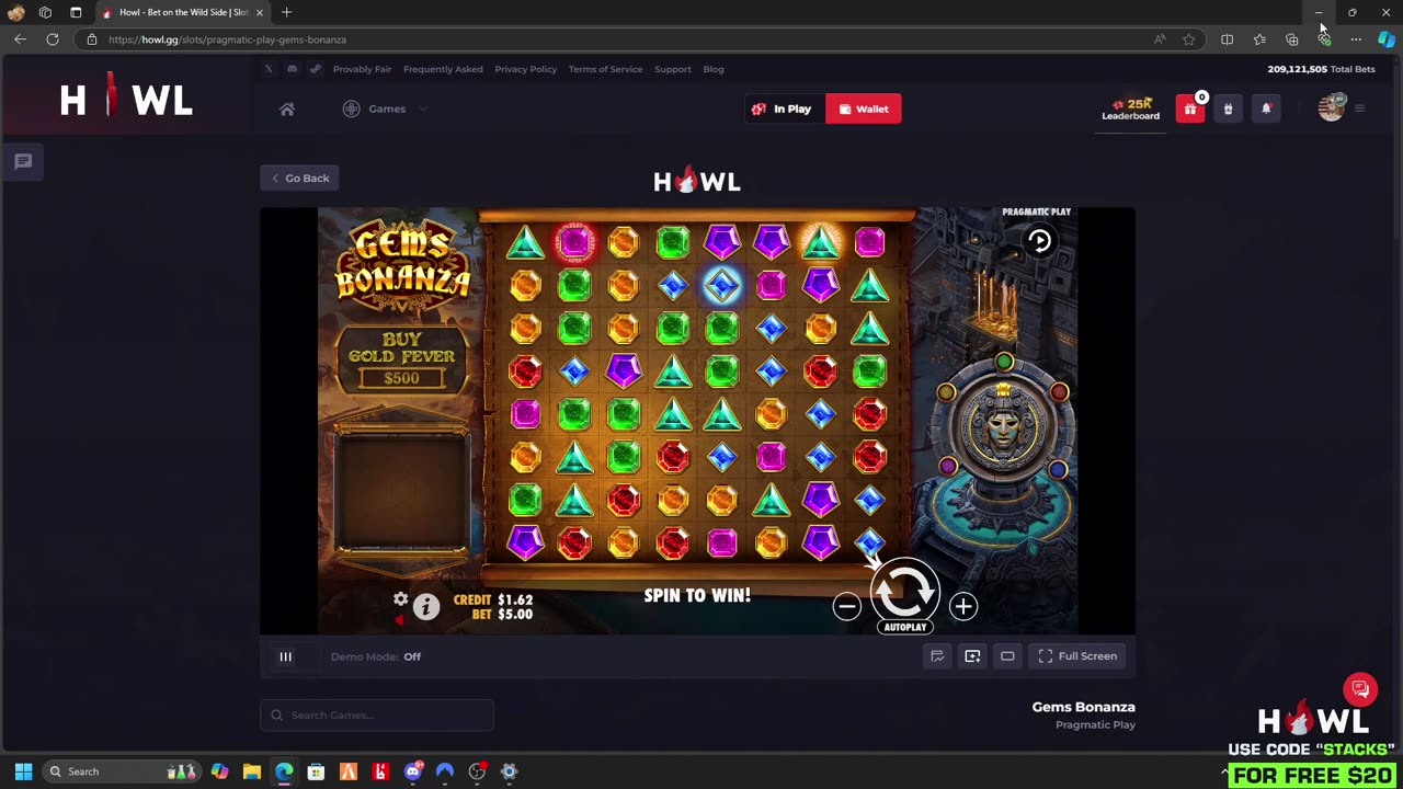 "!howl ! discord" - 11-07-2024 - Stackswopo MonkeyApp & Gambling Stream