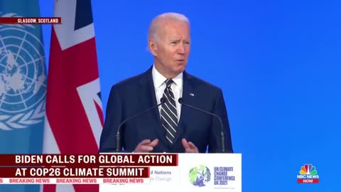 Biden Says U.S. Is 'Back At The Table' To Lead On Climate Change At COP26