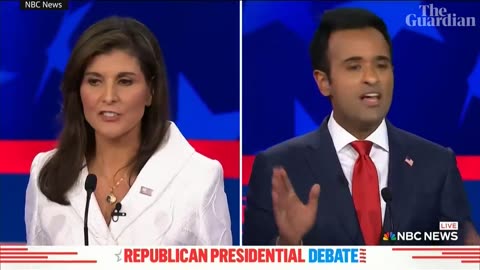 You're just scum : Haley and ramaswamy clash in fiery Republican debate