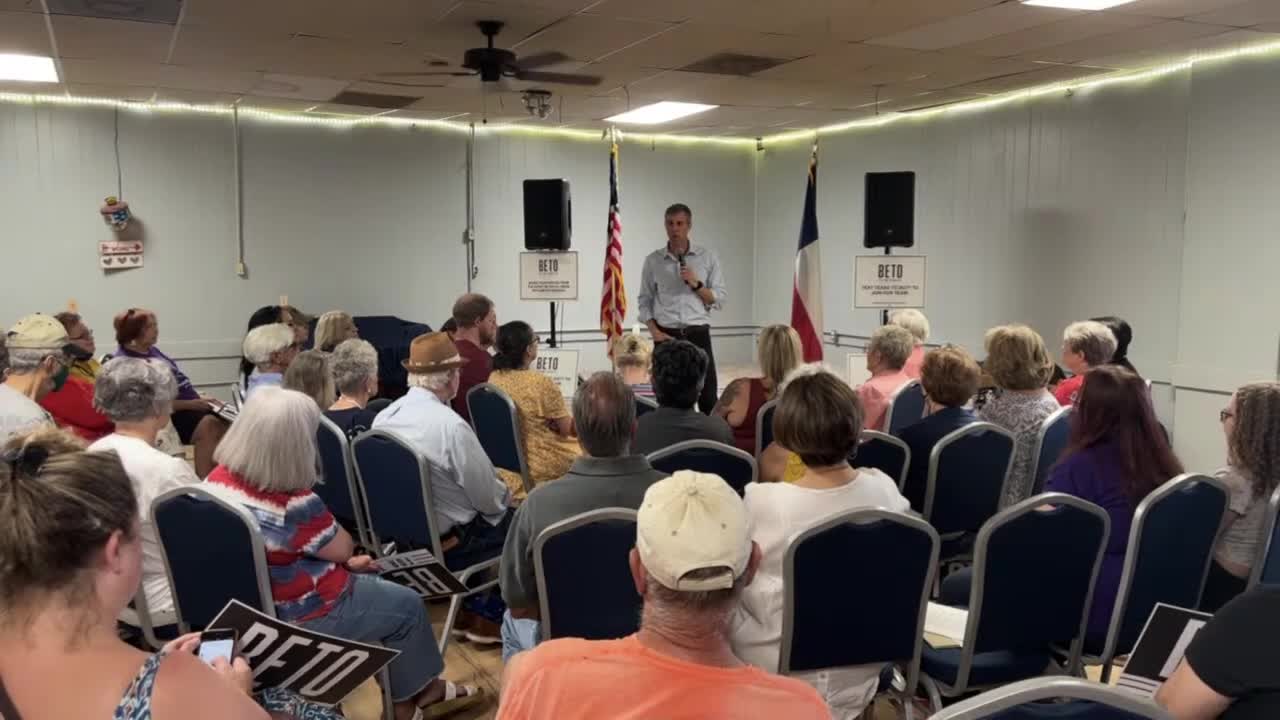 Beto O'Rourke: In San Angelo for a veterans town hall!