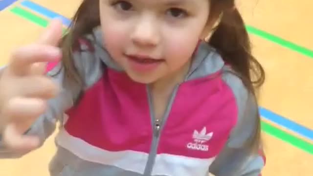 Adorable 4 Year Old Gymnast