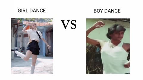 Girls Dance vs boys Dance