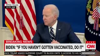 Biden gets triggered with reporter's simple question, "we'll talk about that later, c'mon"