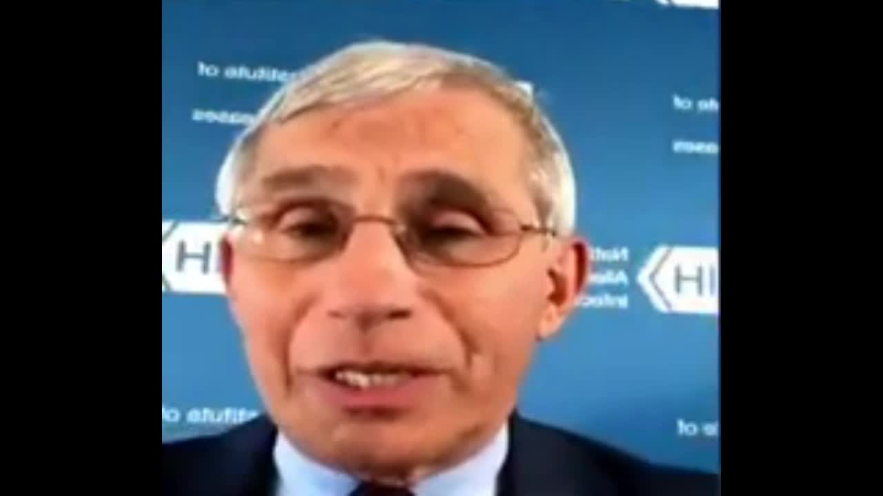 Dr. Fauci Now Recommending Goggles As Well As Face Masks