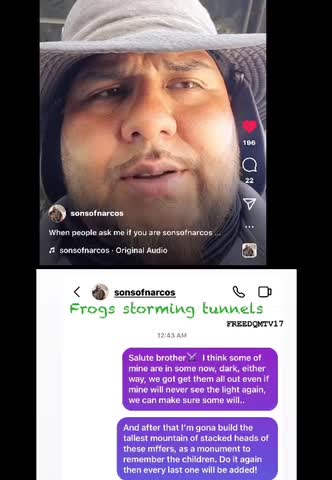 Frogs storming tunnels