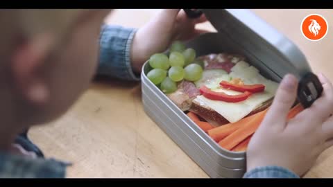 Hungry Boy Helping Others