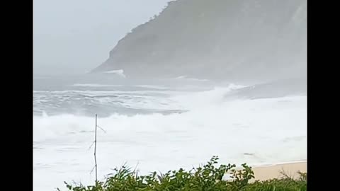 rough sea, Rio de Janeiro, Brazil