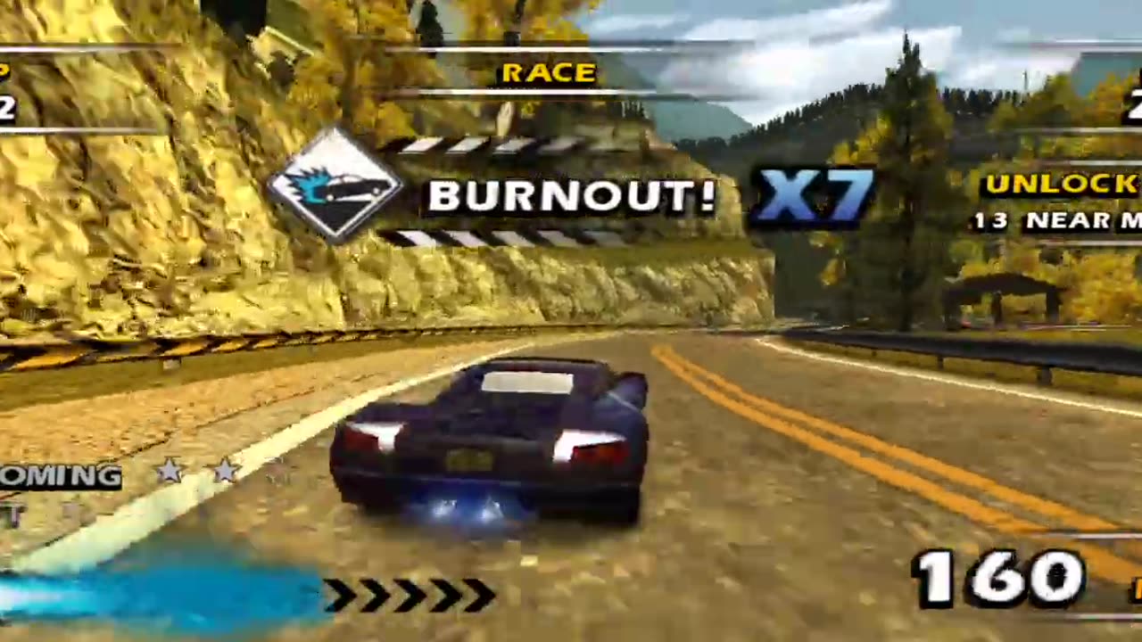 Burnout Dominator - World Tour Factory Series Event 4 1st Try(PPSSPP HD)