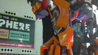 Flashback. Bumblebee with sun, chewing gum, trick or treat bag.