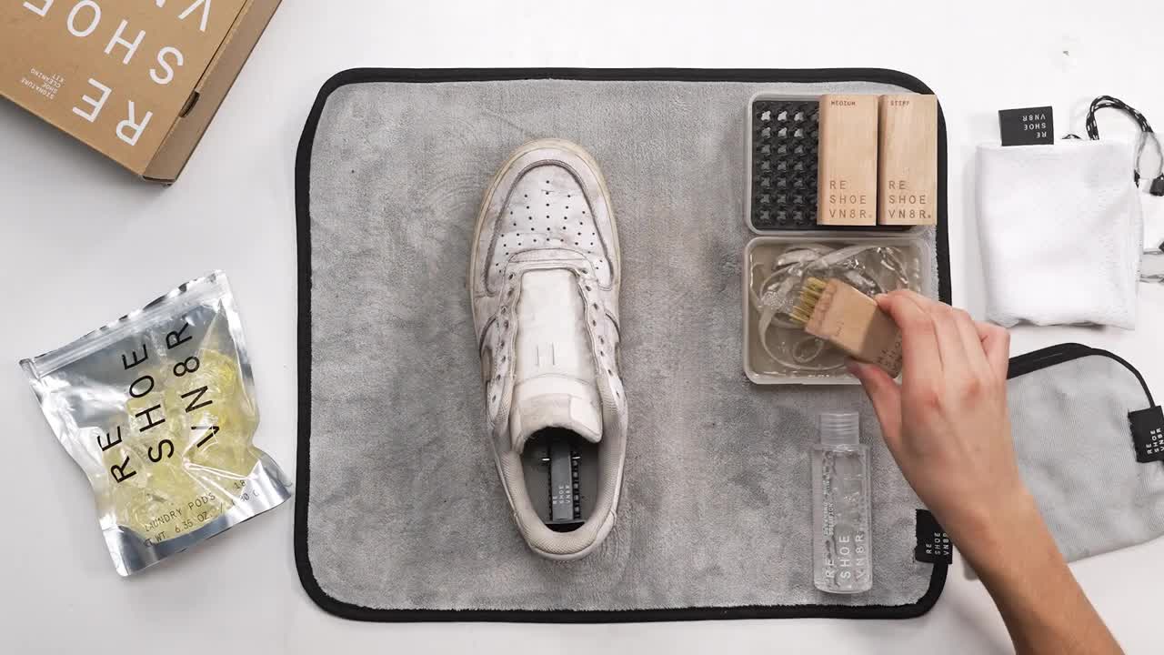 Shoe Cleaning ASMR - Nike Air Force 1