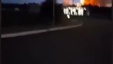 Huge explosions light up sky as Ukrainian forces destroy Russian depot