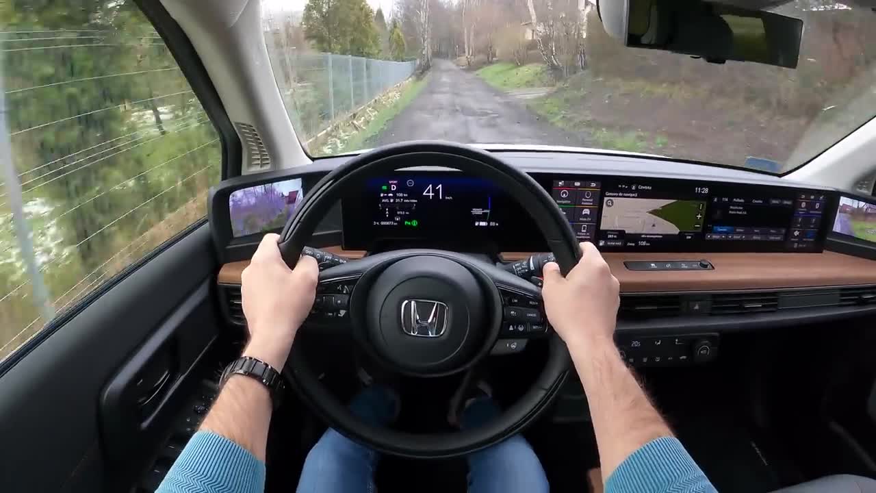 NEW Honda e (154HP) TOP SPEED, 0-100 | POV Test Drive #740​ Joe Black, Car: Honda e BEV 154 HP 2021