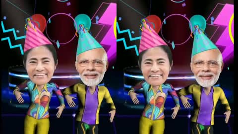 Hay Re HothLali Hay Re Kajra Dj Song |modi funny dance |mamta benrjee funny dance funny