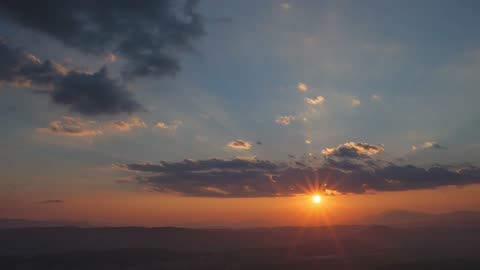 Sunset, Sea, Clouds