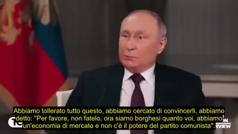 Tucker Carlson Intervista Putin primi 30 minuti